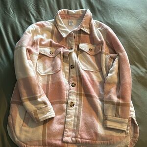 Sherpa lined shacket